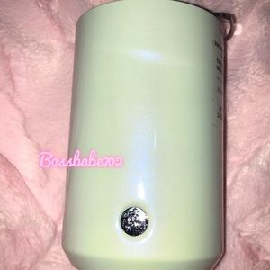 Pearl white Starbucks cup